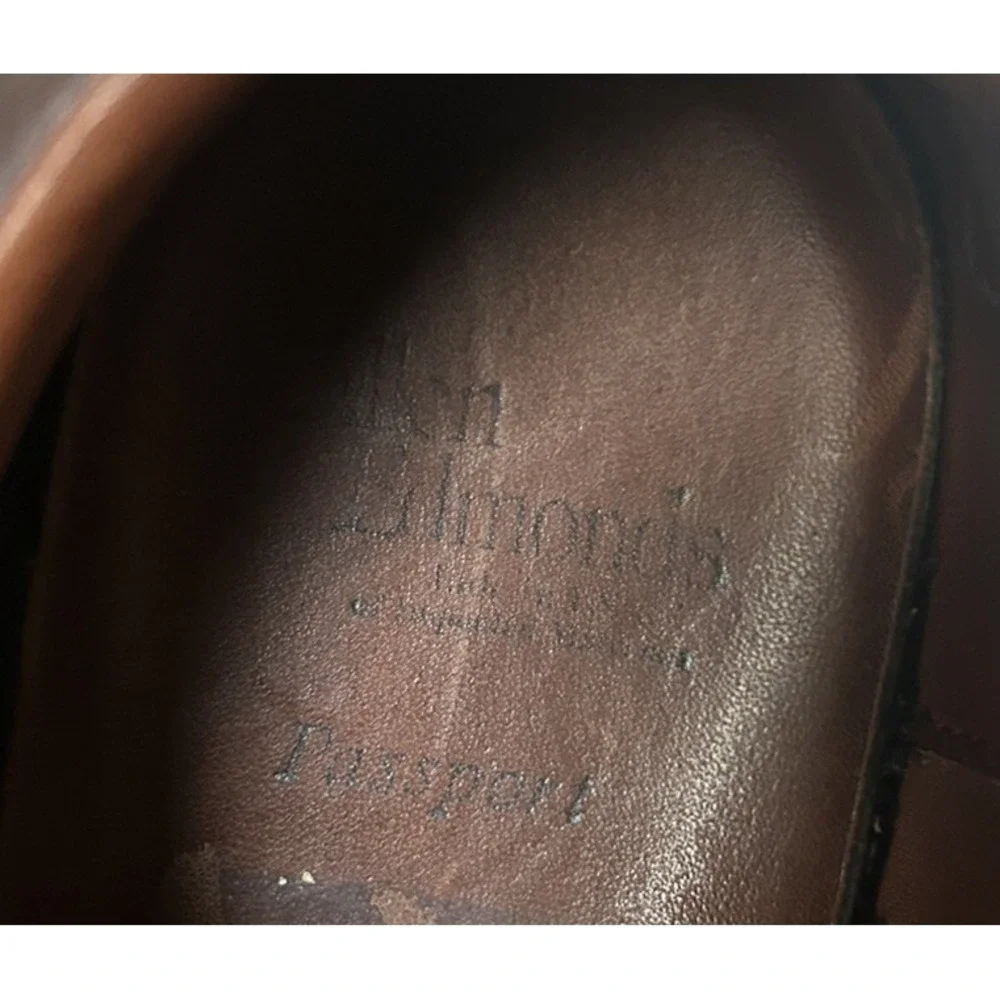 Allen Edmonds Passport‎ Brown Leather Oxford Men's Size 12